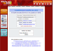 Tablet Screenshot of modelosypromotoras.com